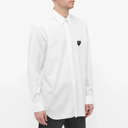 CHEMISE COMME DES GARCONS PLAY - BLANC