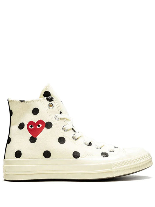 Converse x CDG PLAY Chuck 70 BEIGE