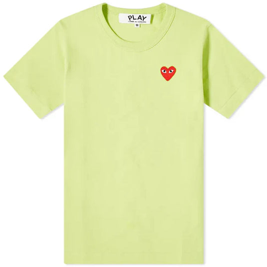 T-SHIRT COMME DES GARCONS PLAY - VERT ( GOLD HEART )