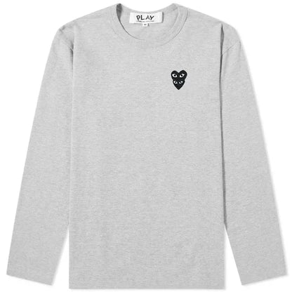 MANCHES LONGUE COMME DES GARCONS PLAY - GRIS