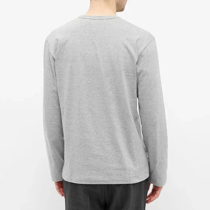 MANCHES LONGUE COMME DES GARCONS PLAY - GRIS