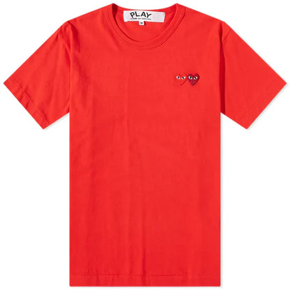 T-SHIRT COMME DES GARCONS PLAY - ROUGE