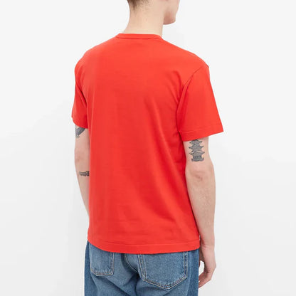 T-SHIRT COMME DES GARCONS PLAY - ROUGE