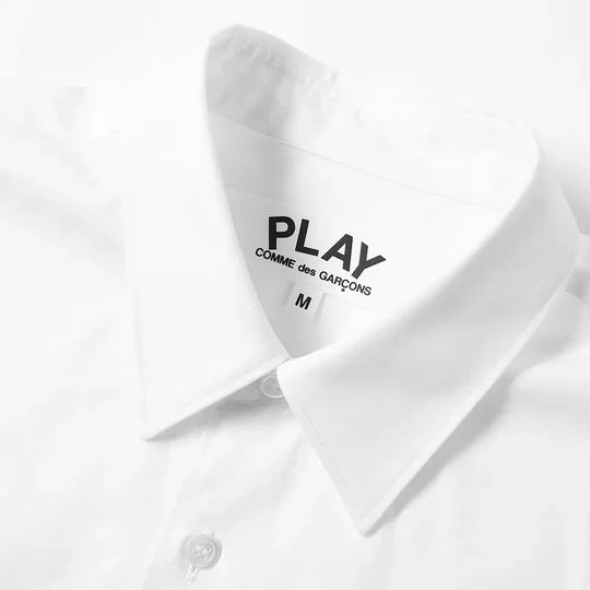 CHEMISE COMME DES GARCONS PLAY - BLANC